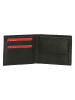 Beagles Leren portemonnee zwart - (B)11,5 x (H)9,5 x (D)2 cm