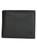 Beagles Leder-Geldbörse in Schwarz - (B)12 x (H)9,5 x (T)2,5 cm
