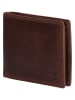 Beagles Leder-Geldbörse in Braun - (B)12 x (H)10 x (T)2 cm