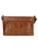 micmacbags Skórzana torebka w kolorze jasnobrązowym - 26 x 17 x 4 cm