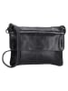 micmacbags Leder-Umhängetasche in Schwarz - (B)23 x (H)16 x (T)4 cm