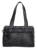 micmacbags Skórzana torebka w kolorze czarnym - 28 x 19 x 10 cm