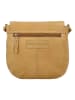 HIDE & STITCHES Leder-Umhängetasche in Hellbraun - (B)20 x (H)19 x (T)5 cm