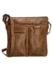 micmacbags Skórzana torebka w kolorze jasnobrązowym - 25 x 23 x 4 cm