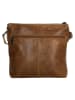 micmacbags Skórzana torebka w kolorze jasnobrązowym - 25 x 23 x 4 cm