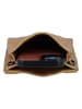 HIDE & STITCHES Leder-Handytasche "Earth" in Hellbraun - (B)13 x (H)19 x (T)1,5 cm