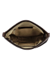 HIDE & STITCHES Leder-Umhängetasche in Braun - (B)26 x (H)25 x (T)4,5 cm