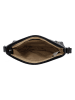HIDE & STITCHES Leder-Umhängetasche in Schwarz - (B)21 x (H)18 x (T)5 cm