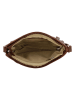 HIDE & STITCHES Leren schoudertas bruin - (B)21 x (H)18 x (D)5 cm