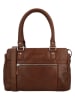 HIDE & STITCHES Leren handtas lichtbruin - (B)27 x (H)19 x (D)8 cm