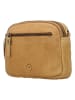HIDE & STITCHES Leder-Umhängetasche in Hellbraun - (B)19 x (H)14 x (T)6 cm