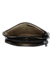 HIDE & STITCHES Leder-Umhängetasche in Schwarz - (B)24 x (H)14 x (T)2 cm