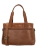 HIDE & STITCHES Leren handtas lichtbruin - (B)41 x (H)31 x (D)11 cm