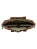HIDE & STITCHES Leder-Businesstasche in Hellbraun - (B)39,5 x (H)30 x (T)7 cm