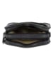 HIDE & STITCHES Leder-Umhängetasche in Schwarz - (B)23 x (H)18 x (T)8 cm