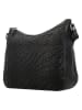 HIDE & STITCHES Leren schoudertas zwart - (B)30 x (H)26 x (D)10 cm