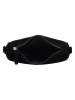 HIDE & STITCHES Leder-Schultertasche "Brazos" in Schwarz - (B)22 x (H)16 x (T)5,5 cm