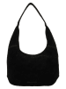 HIDE & STITCHES Leren shopper "Brazos" zwart - (B)42 x (H)40 x (D)10 cm