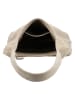 HIDE & STITCHES Leren schoudertas beige - (B)42 x (H)40 x (D)10 cm
