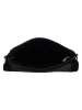 HIDE & STITCHES Leder-Umhängetasche "Brazos" in Schwarz - (B)24 x (H)16 x (T)5,5 cm