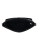 HIDE & STITCHES Leder-Umhängetasche in Schwarz - (B)29 x (H)21 x (T)8 cm