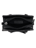 HIDE & STITCHES Leder-Schultertasche in Schwarz - (B)30 x (H)22 x (T)10 cm