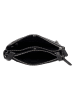 HIDE & STITCHES Leren schoudertas zwart - (B)24 x (H)15 x (D)5 cm