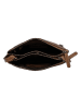 HIDE & STITCHES Leder-Umhängetasche in Braun - (B)24 x (H)15 x (T)5 cm