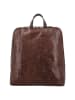 HIDE & STITCHES Rugzak "Westland" bruin - (B)27 x (H)29 x (D)9,5 cm