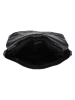 HIDE & STITCHES Leder-Schultertasche "Westland" in Schwarz - (B)36 x (H)29 x (T)9 cm