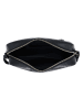 HIDE & STITCHES Leder-Umhängetasche "Westland" in Schwarz - (B)22 x (H)14 x (T)6 cm