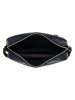 HIDE & STITCHES Leder-Umhängetasche "Westland" in Schwarz - (B)22 x (H)14 x (T)6 cm