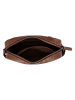 HIDE & STITCHES Leren schoudertas "Westland" cognackleurig - (B)22 x (H)14 x (D)6 cm