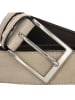 d exclusive Leder-Gürtel in Beige