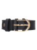 Charm Leren riem zwart