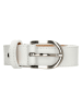 Charm Leren riem wit