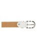 Charm Leren riem wit