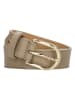 Charm Leder-Gürtel in Beige