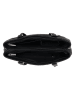 Beagles Leder-Schultertasche "Benidorm" in Schwarz - (B)33 x (H)21 x (T)11 cm