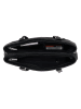 Beagles Leder-Schultertasche "Benidorm" in Schwarz - (B)33 x (H)21 x (T)11 cm