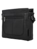 Beagles Leder-Umhängetasche "Benidorm" in Schwarz - (B)24 x (H)21 x (T)6 cm