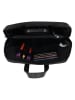 Beagles Leder-Rucksack "Benidorm" in Schwarz - (B)25 x (H)29 x (T)9 cm