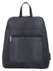 Beagles Leren rugzak "Benidorm" donkerblauw - (B)25 x (H)29 x (D)9 cm