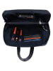 Beagles Leren rugzak "Benidorm" donkerblauw - (B)25 x (H)29 x (D)9 cm