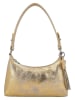 Charm Leder-Schultertasche in Gold - (B)28 x (H)16 x (T)5 cm