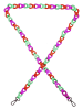 Charm Leren schouderriem meerkleurig - (L)135 x (B)2 cm