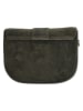 Charm Leder-Umhängetasche in Khaki - (B)21 x (H)16 x (T)6 cm