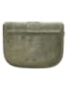 Charm Leder-Umhängetasche in Khaki - (B)21 x (H)16 x (T)6 cm