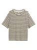 Tom Tailor Blouse wit/kaki
