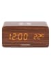 Karlsson LED-Wecker in Braun - (B)15 x (H)7,4 x (T)7,1 cm